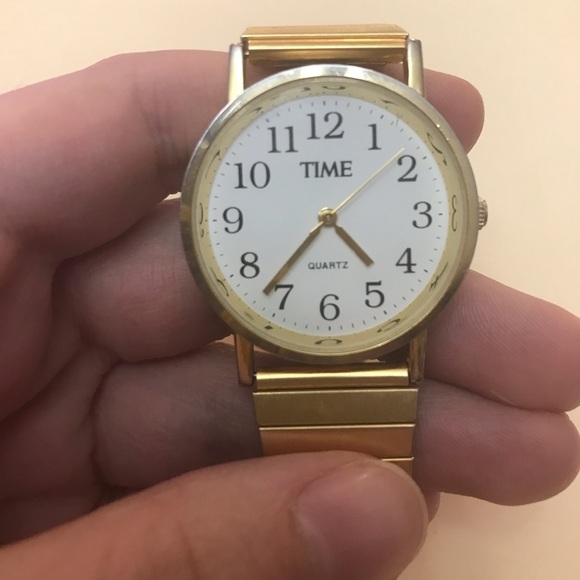 TIME Gold Metal Watch - Picture 3 of 4